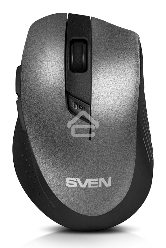 Мышь беспроводная SVEN RX-425W серый, 1600 dpi, радиоканал, USB, кнопки - 6