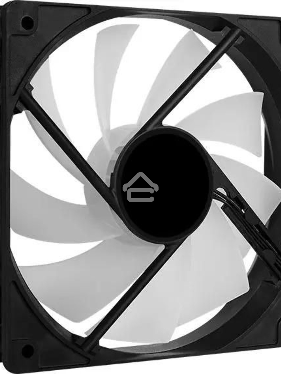 Вентилятор для корпуса Aerocool / Formula Frost 12 PWM FRGB черный, 120 мм, 1500 об/мин, 27.5 дБ, 4 pin