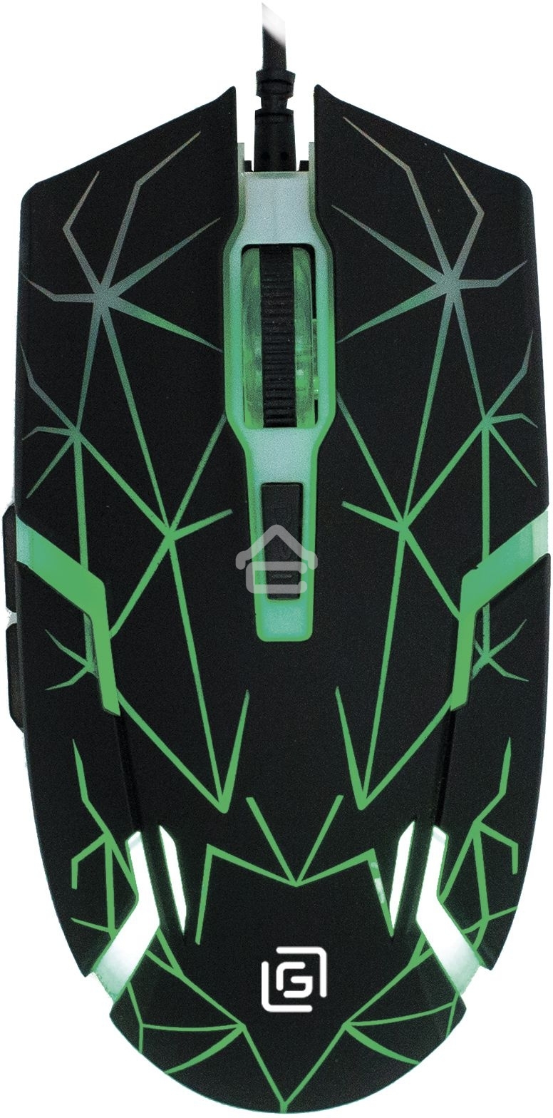 Мышь проводная Oklick 701G черный, 3600 dpi, USB, кнопки - 6