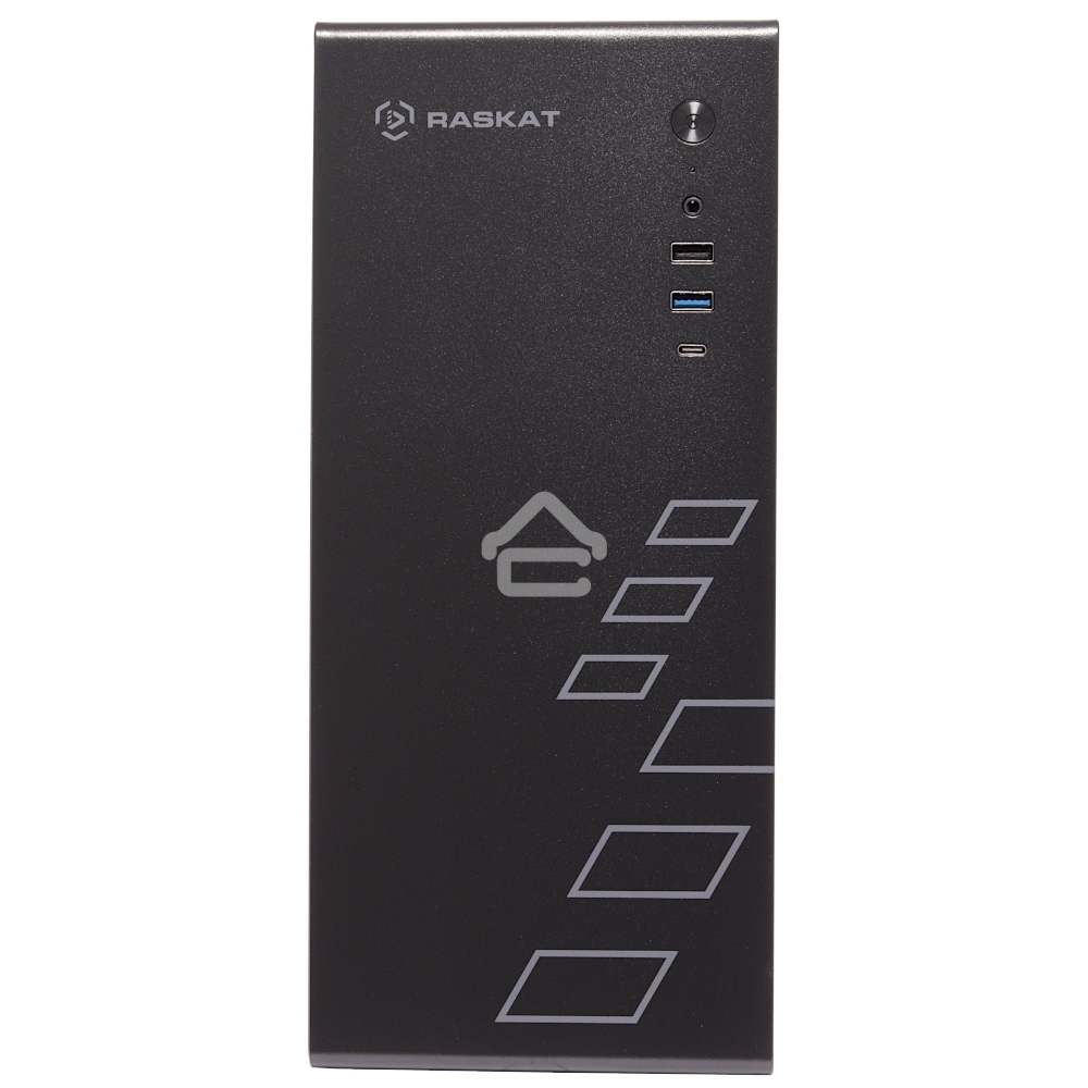 Компьютер Raskat Standart 300 (Intel Core i3 10100, RAM 16Gb, SSD 480Gb, no OS, kb+ms, черный)