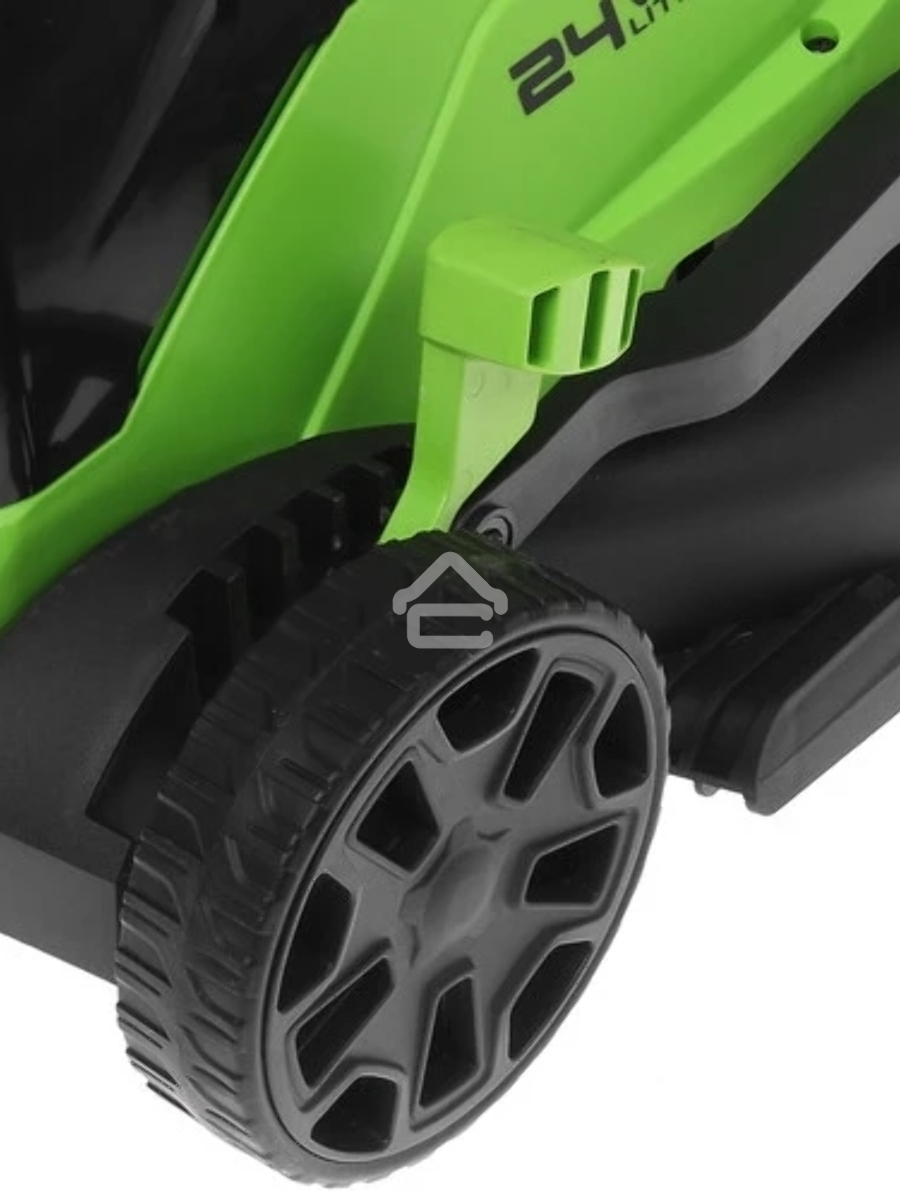 Газонокосилка аккумуляторная GreenWorks GD24LM33k2, 24v, 33 см, 1хАКБ 2Ач и ЗУ (2516107UA)
