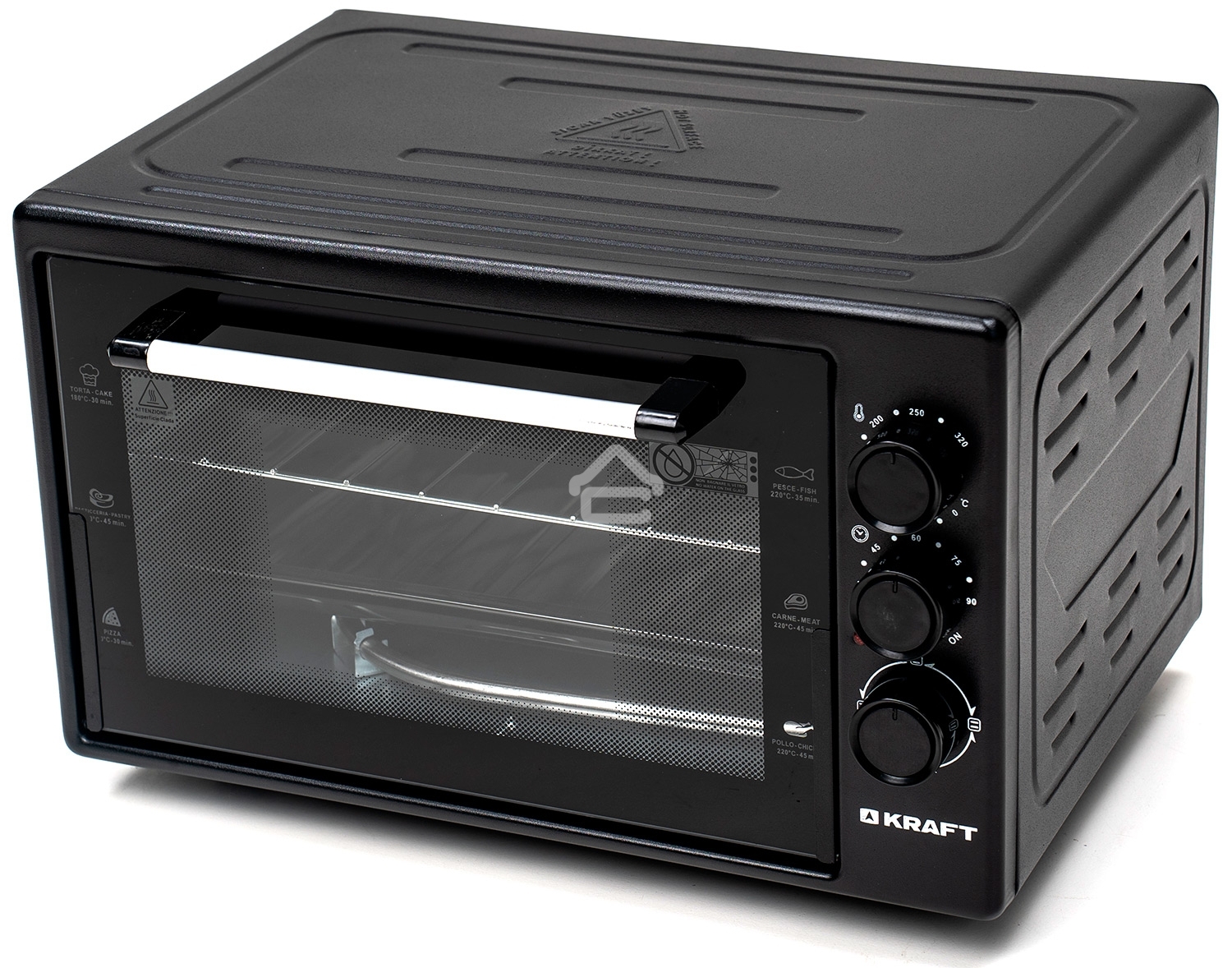 Мини-печь Kraft KF-MO 3200 BL черный