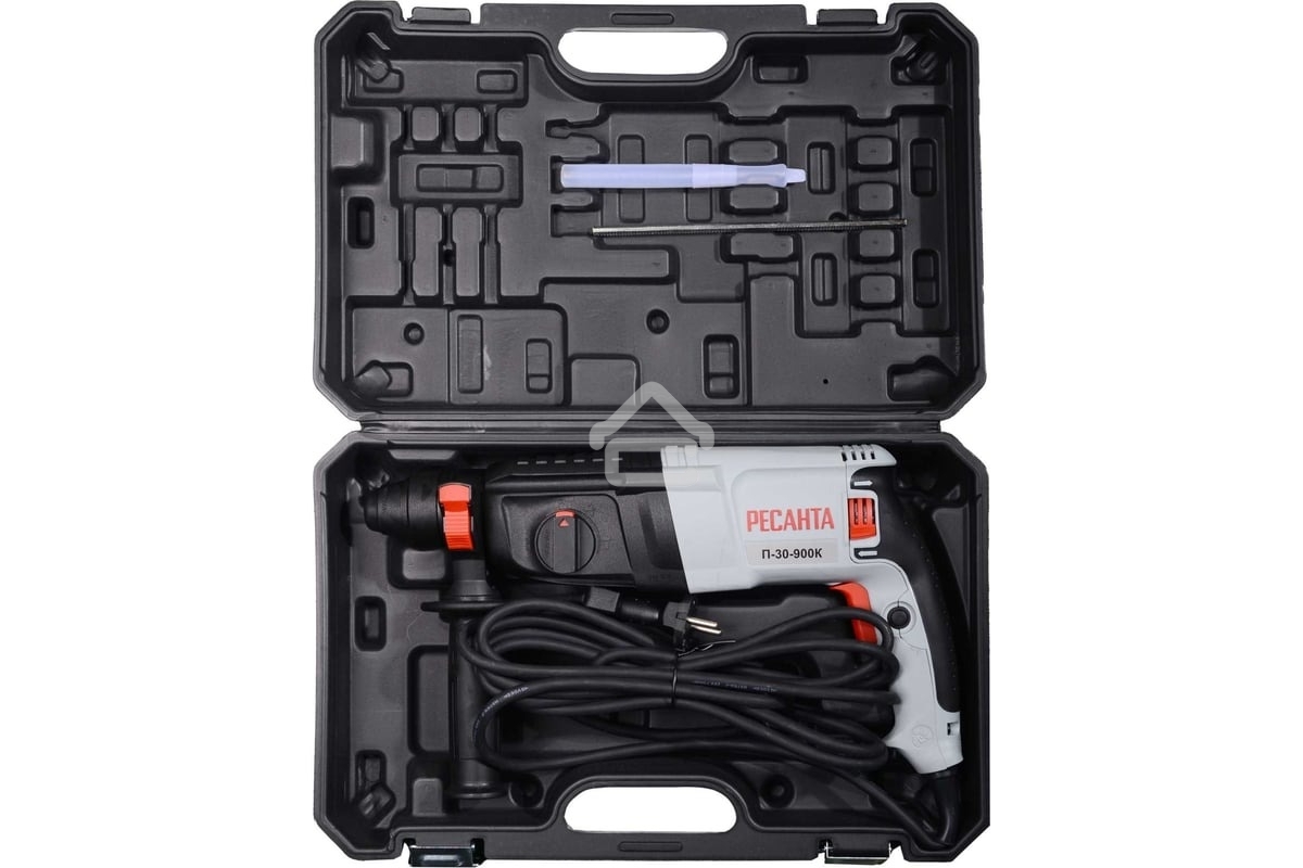Перфоратор Ресанта П-30-900К SDS-plus уд.:4.3Дж 900Вт (кейс в комплекте)