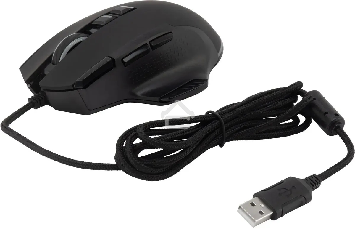 Мышь проводная Acer OMW180 черный, 6400 dpi, USB, кнопки - 9