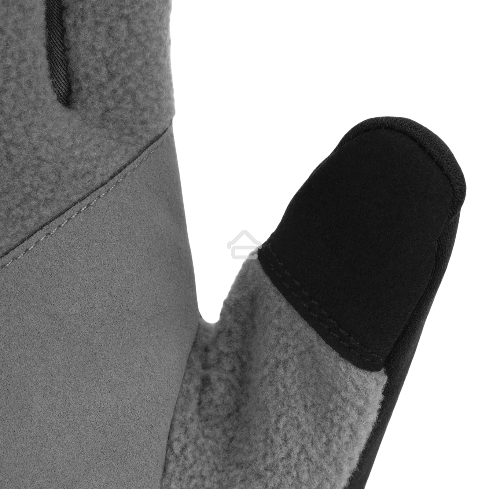 Перчатки универсальные Denzel 68086 искусственный мех, работа с сенсорным экраном, размер 8