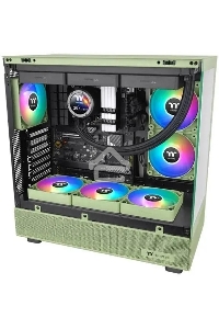 Комплект вентиляторов для корпуса Thermaltake CT120 ARGB (2 шт.) зеленый, 120 мм, 2000 об/мин, 25.8 дБ, 4 pin
