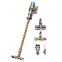 Пылесос вертикальный/ручной Dyson SV47 V15 DT золотистый, питание от аккумулятора, 240 Вт, уборка сухая, пылесборник 0.77 л, работа от АКБ max 60 мин