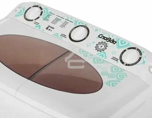 Стиральная машина Славда WS-80PET белый, загрузка вертикальная 8 кг, 1350 об/мин, класс А