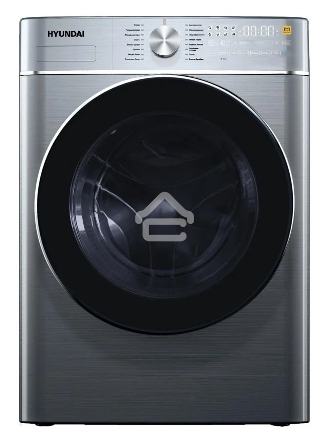 Стиральная машина Hyundai WME9413 темно-серебристый, загрузка фронтальная 10кг, 1400 об/мин., класс: A++