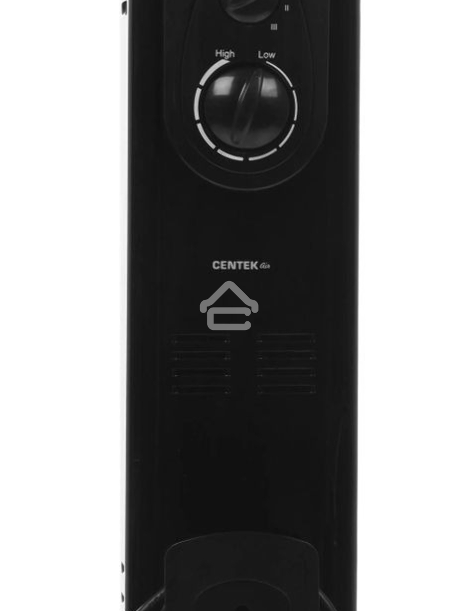 Масляный обогреватель Centek CT-6202 (11 секций) черный, 2500 Вт, 25 м2, термостат