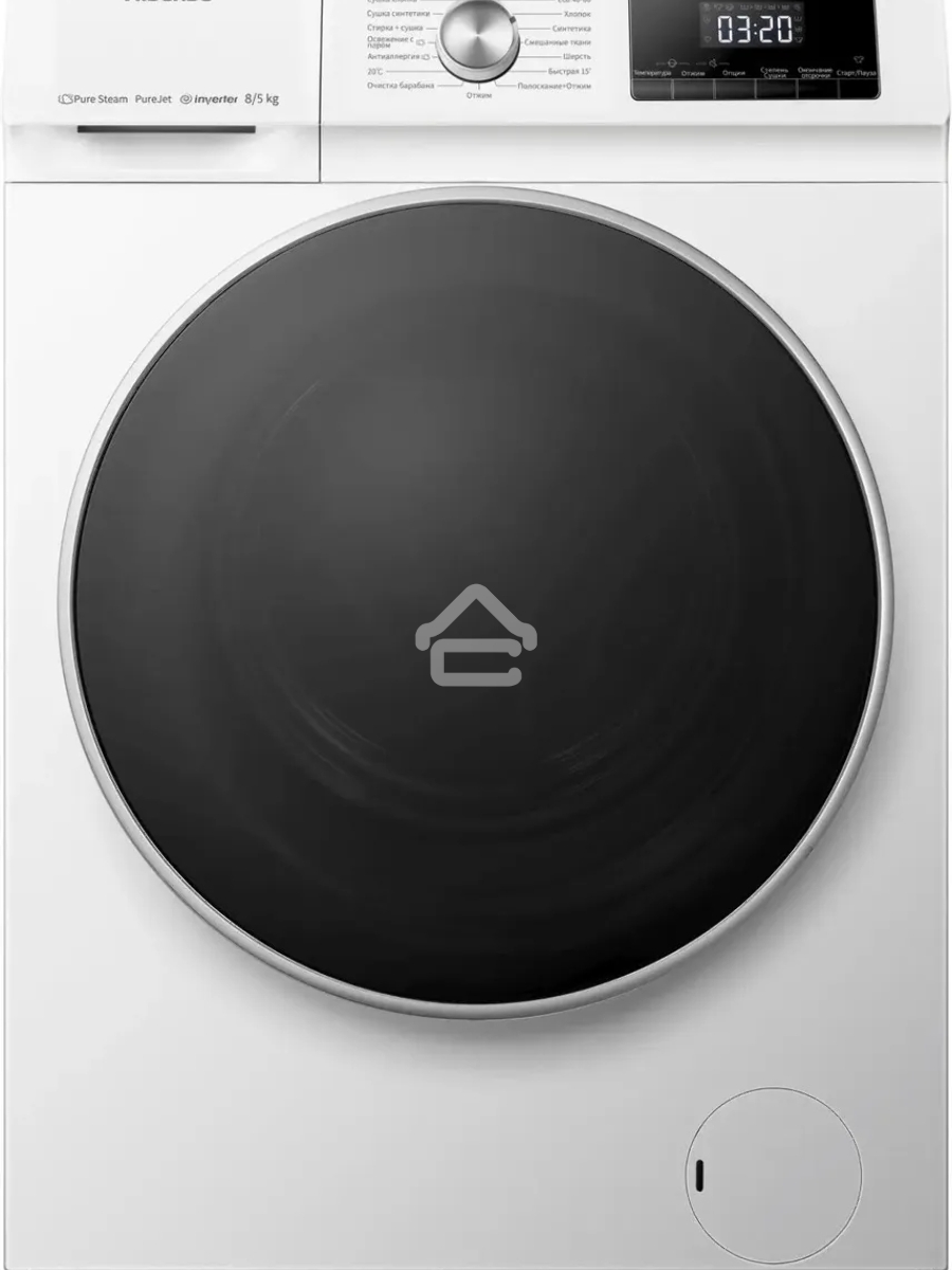 Стиральная машина Hisense WDQA8014VM класс: A загр.фронтальная макс.:8кг (с сушкой) белый