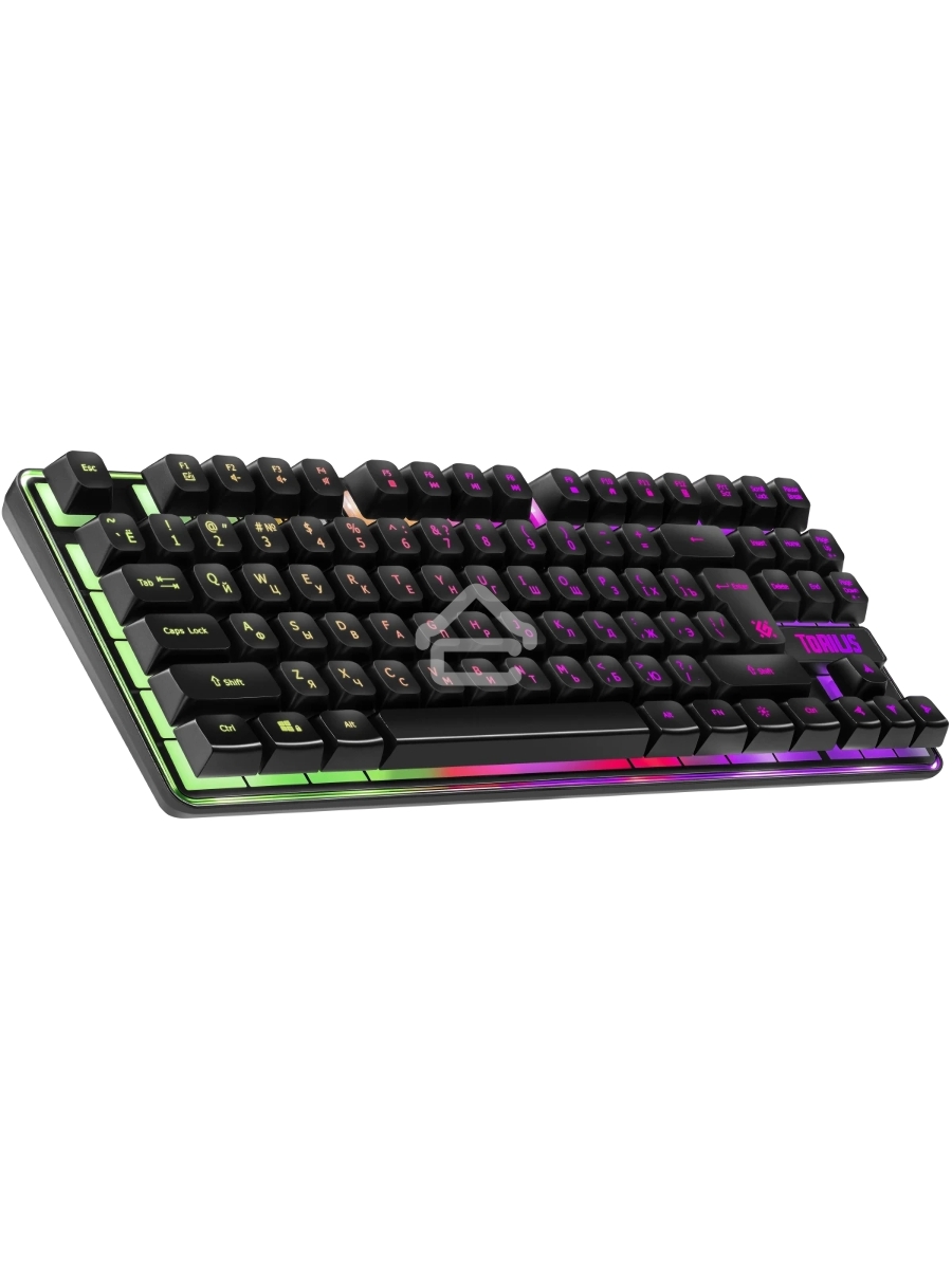 Игровая клавиатура проводная Defender Torius GK-207 RU,черн,87кн+FN,радуж,1.5м