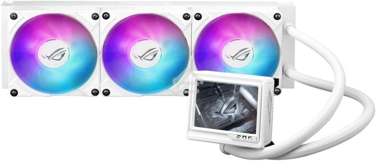 Жидкостная система охлаждения ASUS ROG RYUJIN III 360 ARGB EXTREME WHT 90RC0132-M0EAY0 белый 120мм алюминий+медь 2800rpm 36db 4-pin 305W