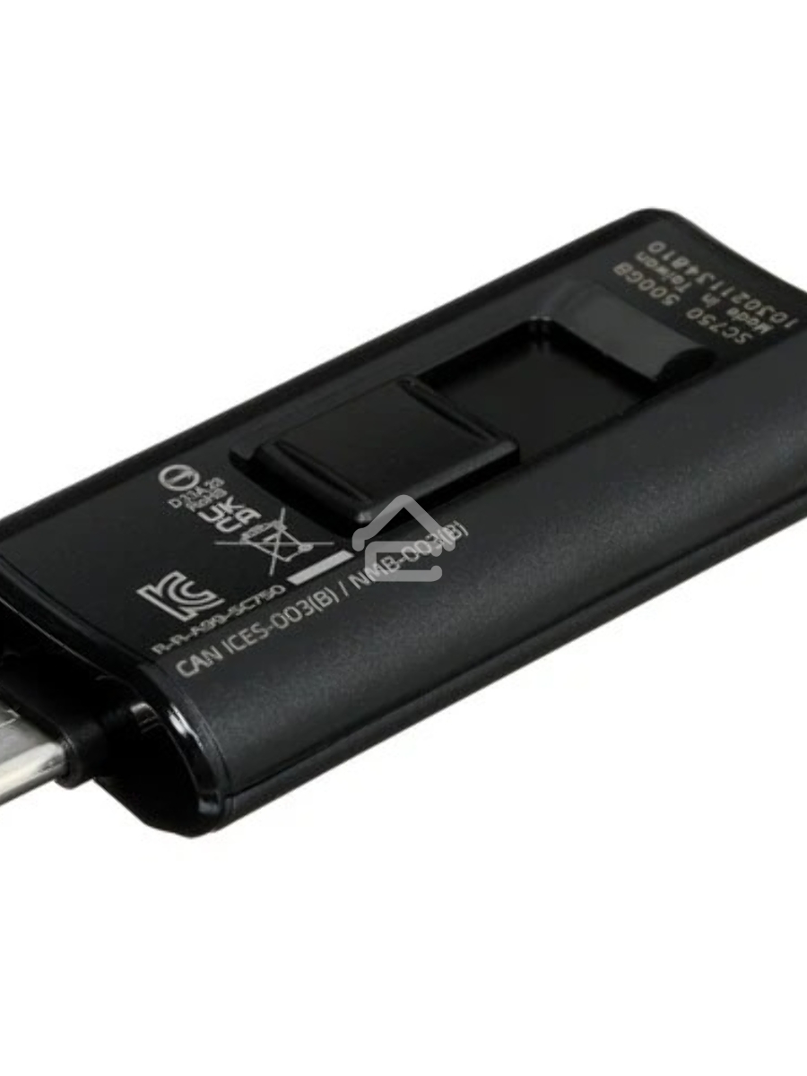 Твердотельный диск A-DATA External SC750 серый SC750-500G-CCBK 500GB USB 3.2 Gen 2 Type-C, [R/W -1050/1000 MB/s]
