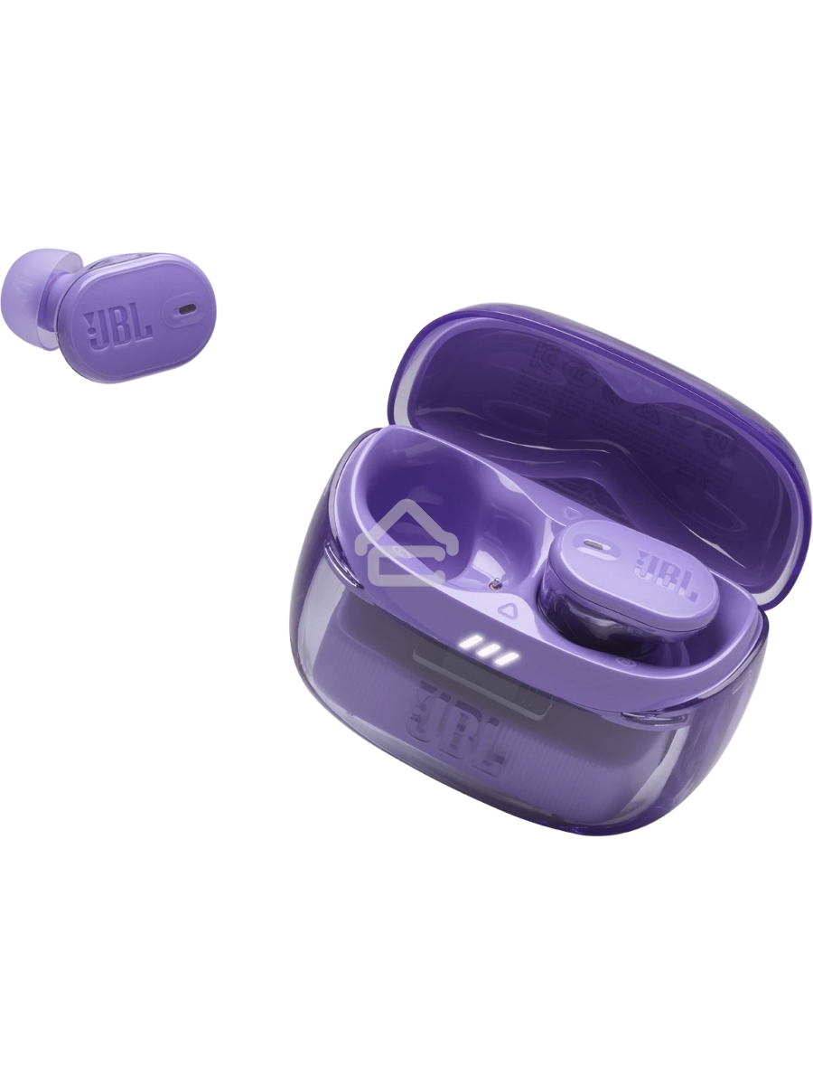 Наушники JBL, модель Tune Buds 2 Ghost фиолетовый