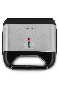 Сэндвичница Maxwell MW-1553, 800Вт, стальной/черный