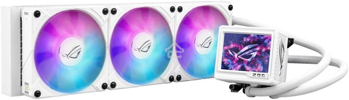 Жидкостная система охлаждения ASUS ROG RYUJIN III 360 ARGB EXTREME WHT 90RC0132-M0EAY0 белый 120мм алюминий+медь 2800rpm 36db 4-pin 305W