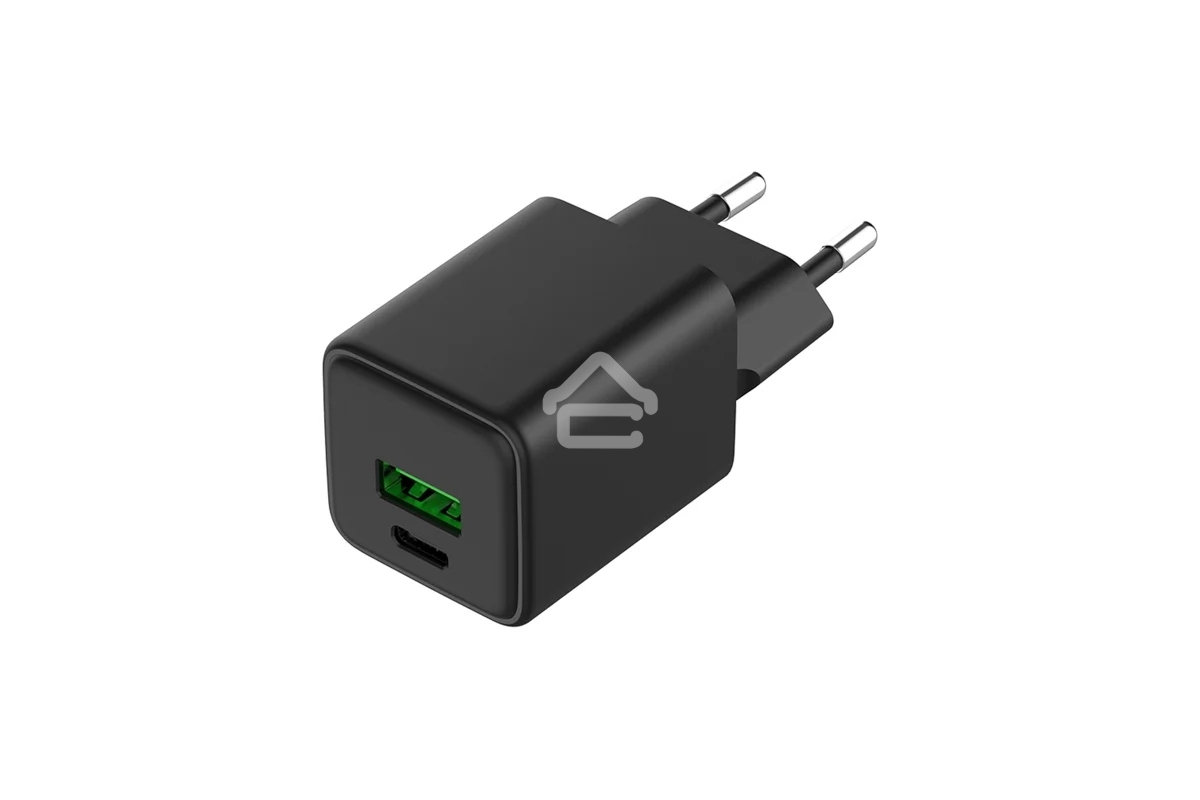 Сетевое зарядное устройство с двумя портами USB-A и Type-C, 30Вт GaN Rexant