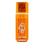 Флеш диск 4Gb USB Drive <USB2.0> Smartbuy Glossy series Orange (SB4GBGS-Or)