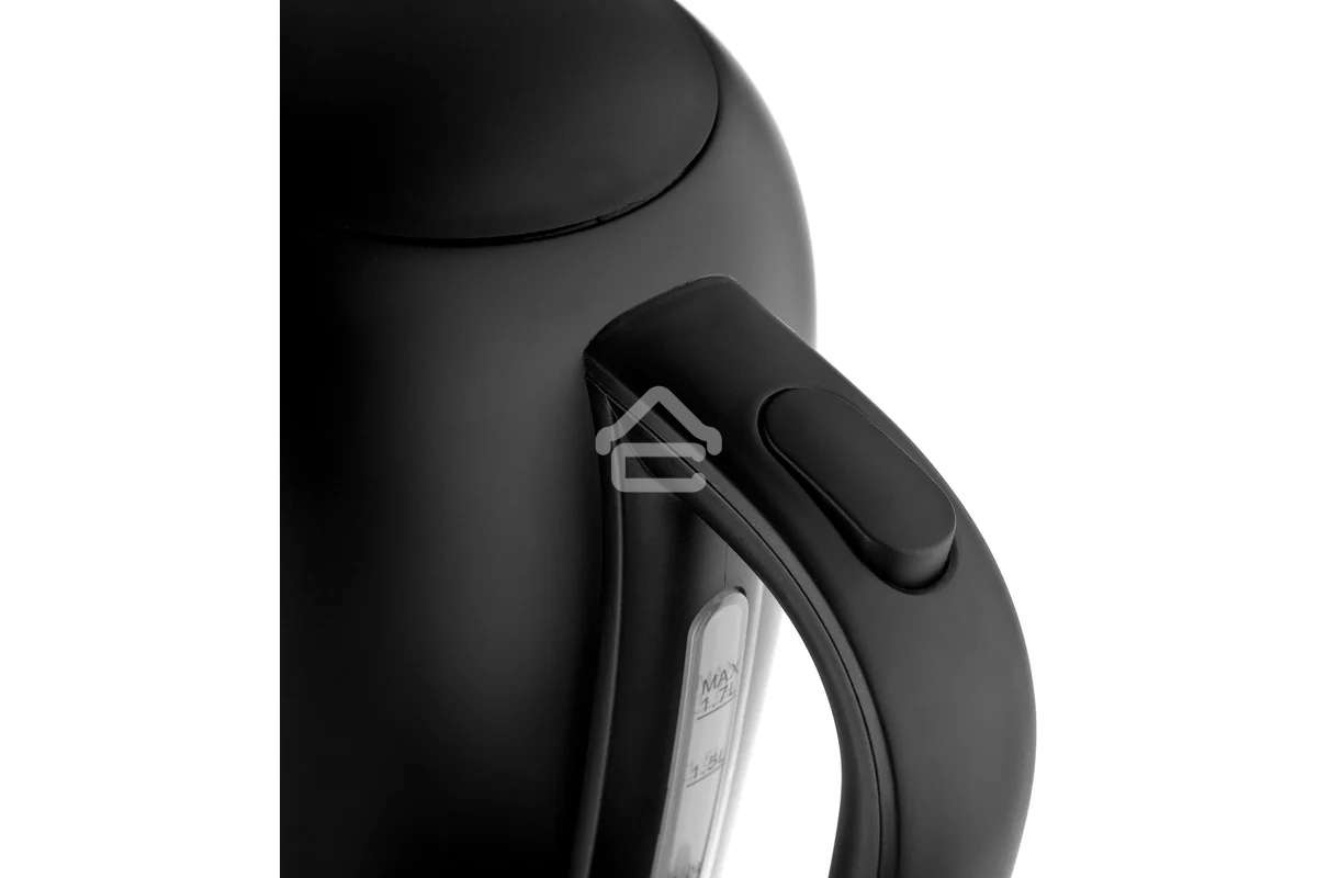 Чайник электрический BRAYER BR1005BK 2200 Вт.1.7 л, STRIX, сталь окраш, термометр, черный