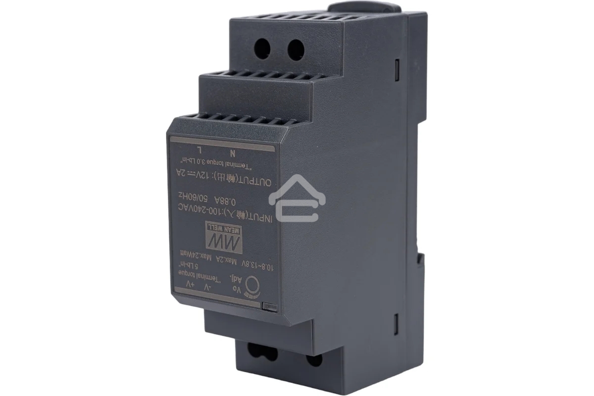 Блок питания MeanWell HDR-30-12 12В, 2А, 24Вт