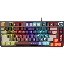 Механическая клавиатура Defender Wildfire GK-213 RU,чер/сер,82кн,TNT розов,1.5м_1