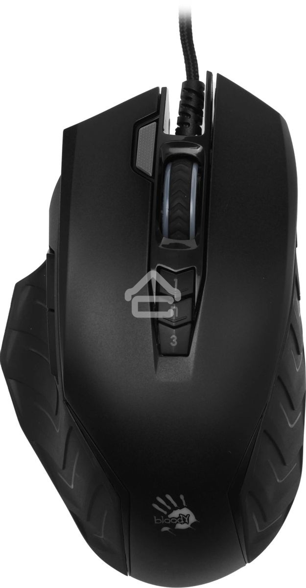 Мышь проводная A4Tech Bloody J95s черный, 8000 dpi, USB, кнопки - 9
