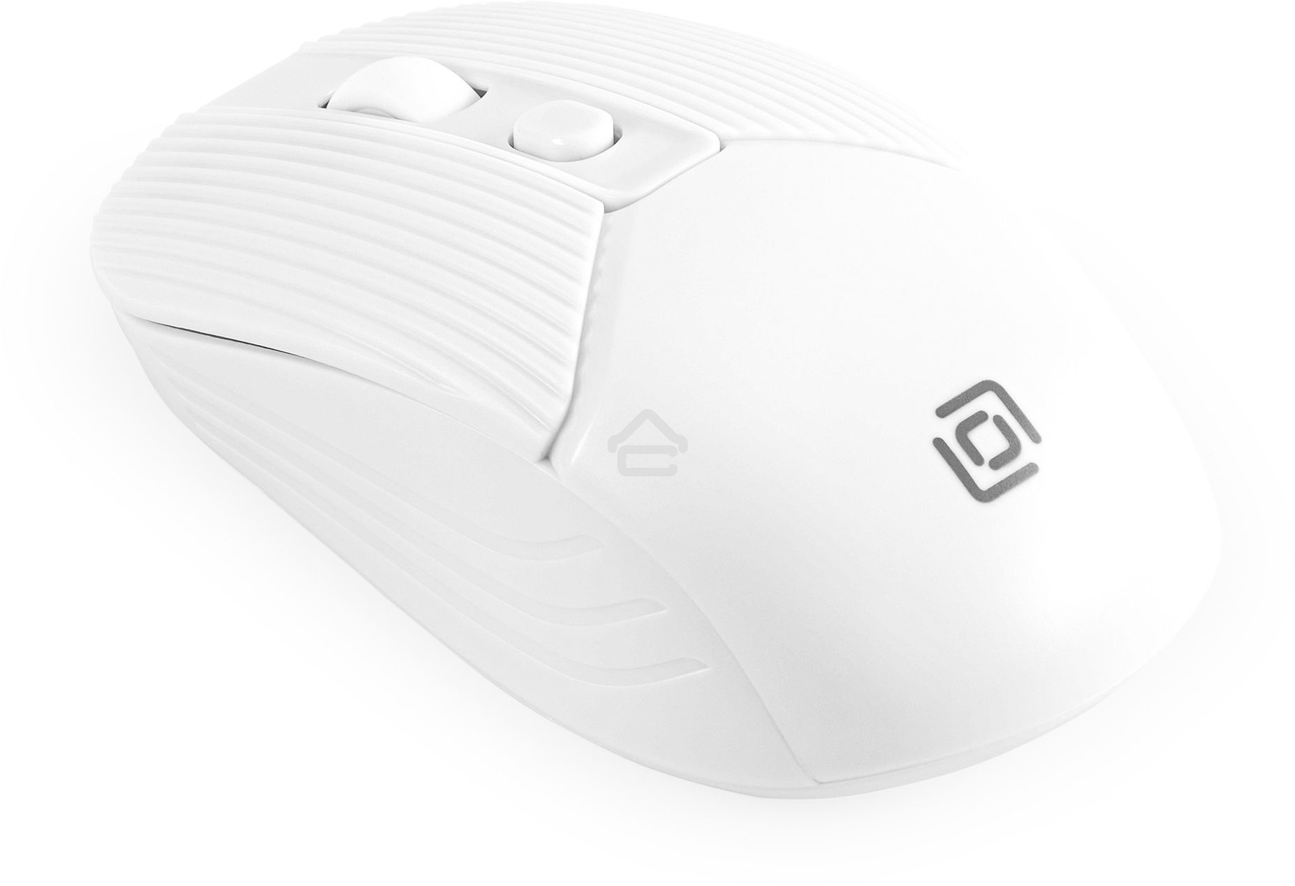 Мышь беспроводная Oklick 509MW белый, 1600 dpi, радиоканал, USB, кнопки - 4