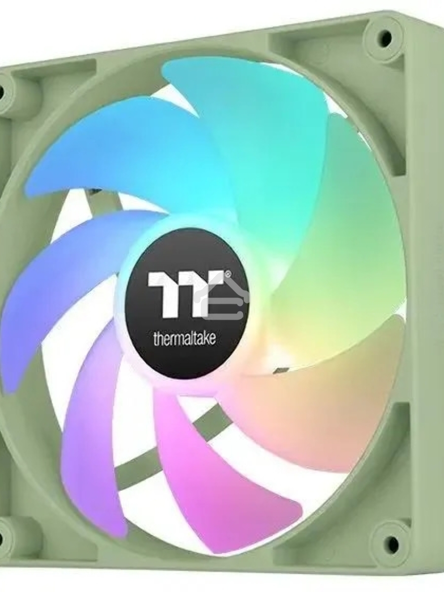 Комплект вентиляторов для корпуса Thermaltake CT120 ARGB (2 шт.) зеленый, 120 мм, 2000 об/мин, 25.8 дБ, 4 pin