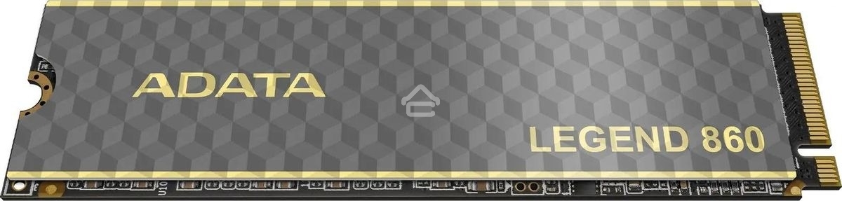Накопитель SSD ADATA LEGEND 860, 2Tb, PCIe 4.0 x4, M.2 2280, NVMe, R/W 6000/5000, с радиатором