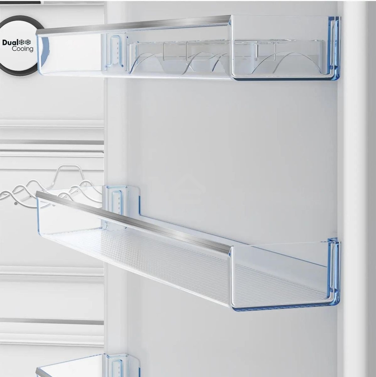 Холодильник Beko B5RCNK403ZW белый двухкамерный 257/100л морозилка снизу, No Frost