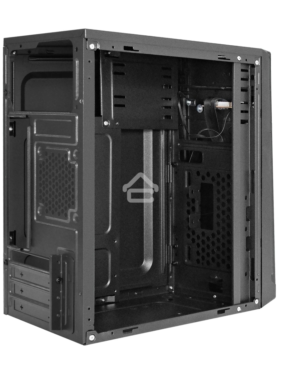 Корпус Minitower ExeGate BAA-106-UNS400 (mATX, БП UNS400 с вент. 12см, 2*USB, аудио, черный)