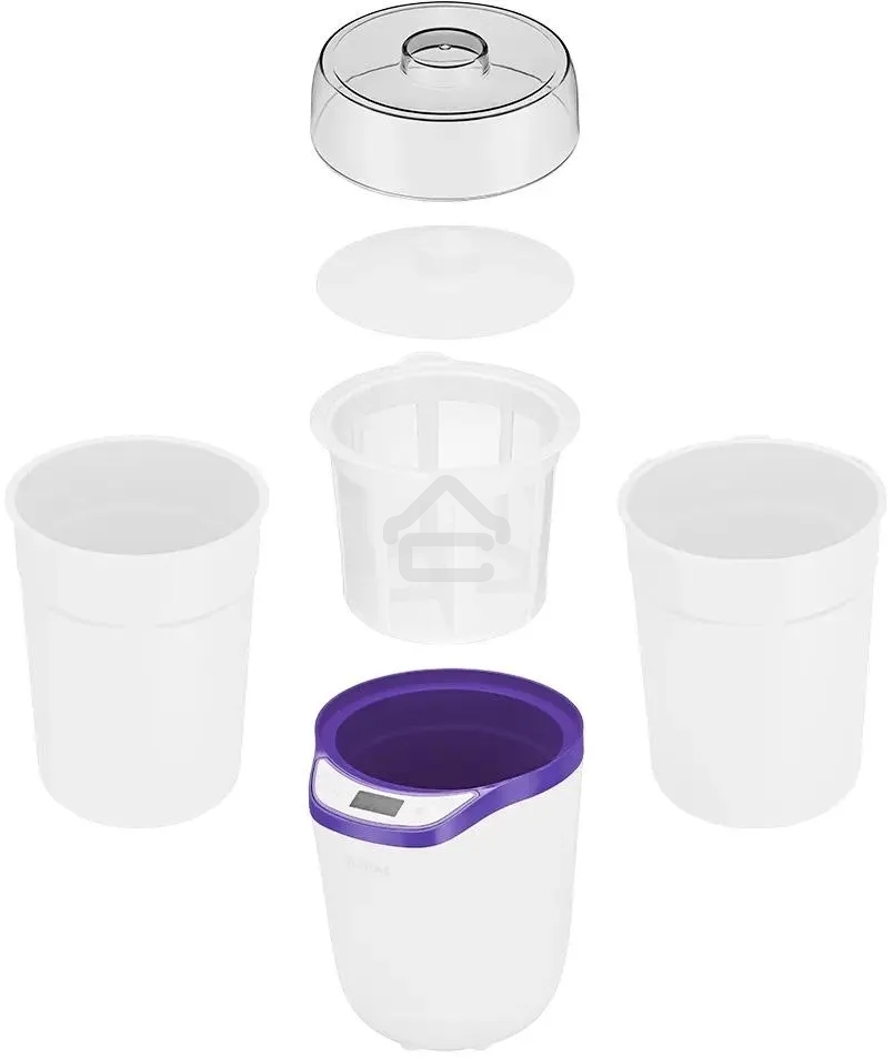 Йогуртница Kitfort КТ-2077-1 фиолетовый