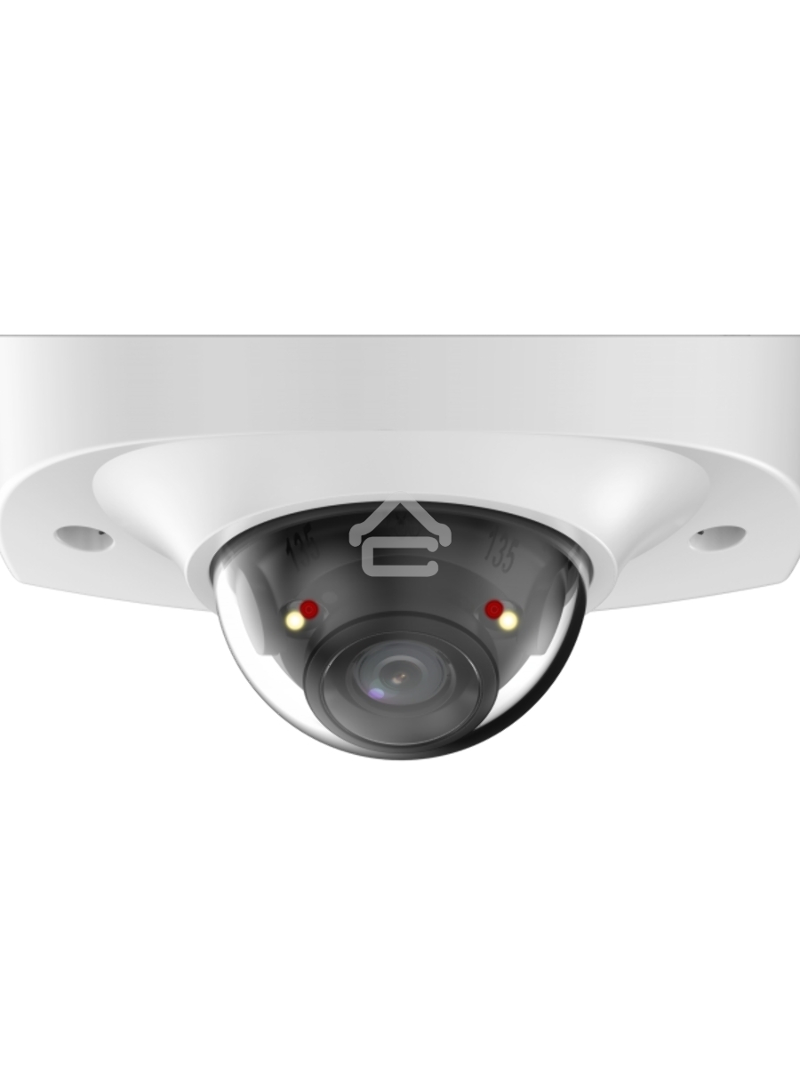 Уличная мини-купольная IP-видеокамера DAHUA DH-IPC-HDBW2449FP-AS-IL-0360B Smart Dual Light с ИИ 4Мп, 1/2.9” CMOS, объектив 3.6мм, видеоаналитика, ИК до 30м, LED до 30м, IP67, корпус: металл