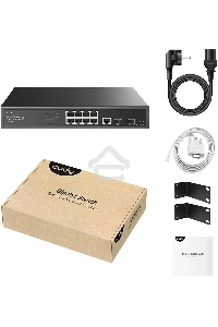 Коммутатор Cudy GS2008S2 (L2) 8x1Гбит/с 2SFP управляемый