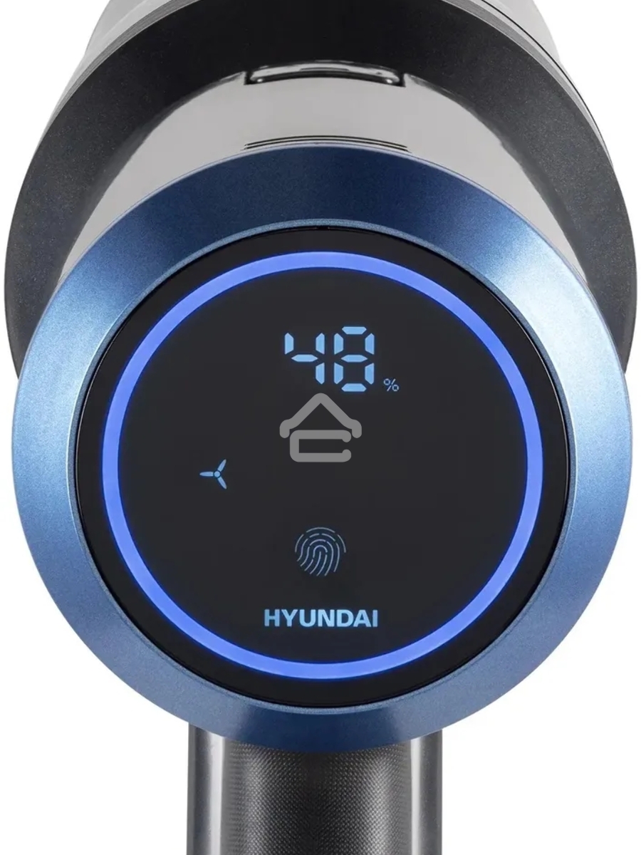 Пылесос ручной Hyundai HYV-S7970 серый/синий 500Вт уборка сухая контейнер