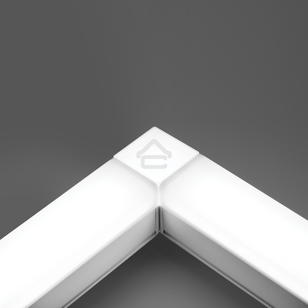 Светильник светодиодный Feron AL4020 ДПО-36вт 6500К 3600Лм линейный рассеиватель матовый в алюминиевом корпусе белый