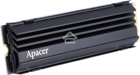 Накопитель SSD Apacer AS2280Q4U, 1Tb, M.2 2280, PCIe 4.0 x4, NVMe, R/W 7300/6000, с радиатором