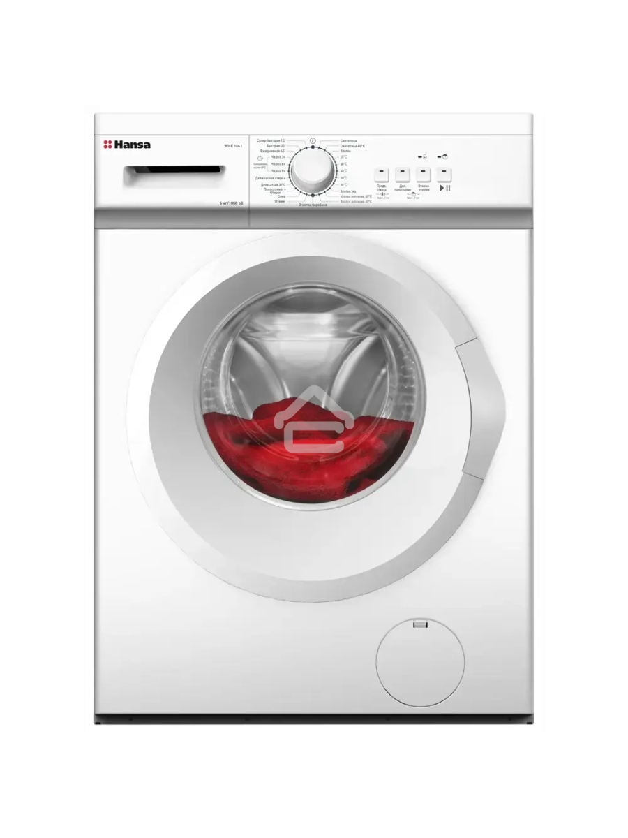 Стиральная машина Hansa WHE1041 (1191287) белый загр. фронтальная макс.: 6 кг 1000 об/мин класс: А+