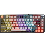 Механическая клавиатура Defender Wildfire GK-213 RU,сер/чер,82кн,TNT розов,1.5м_1