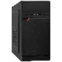 Корпус Minitower ExeGate BAA-106-UNS400 (mATX, БП UNS400 с вент. 12см, 2*USB, аудио, черный)