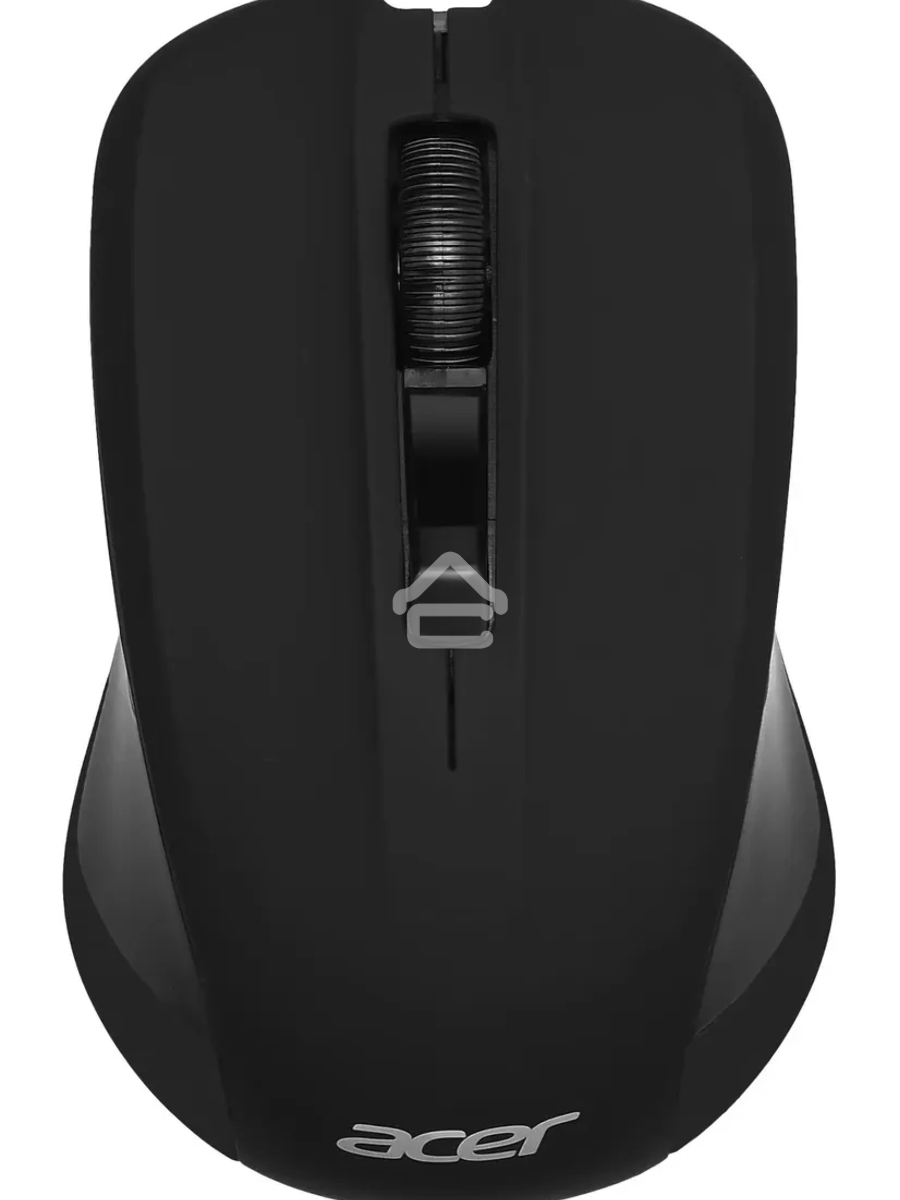 Мышь беспроводная Acer OMR010 черный, 1200 dpi, радиоканал, USB, кнопки - 3