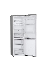 Холодильник LG GC-B459ANMW серебристый двухкамерный 234/110л морозилка снизу