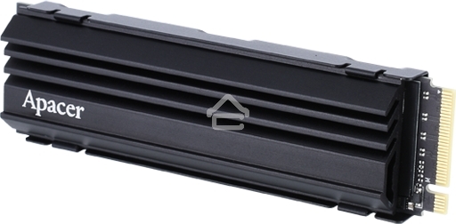 Накопитель SSD Apacer AS2280Q4U, 1Tb, M.2 2280, PCIe 4.0 x4, NVMe, R/W 7300/6000, с радиатором