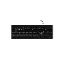 Клавиатура проводная БЕШТАУ КЛ104РУ 104 клавиши, USB, 1,8м, Цвет русской/латинской раскладки (Белый/Белый) лазерная гравировка, черный МИНПРОМТОРГ (МПТ)