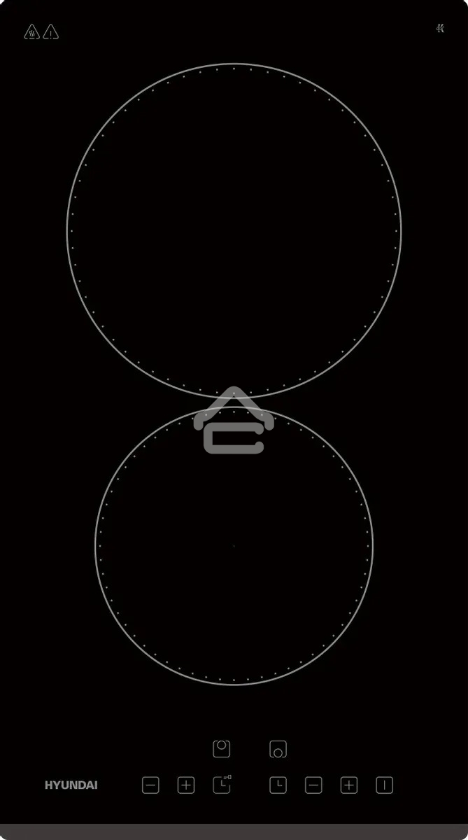 Варочная панель Hyundai HHE 3251 BG черный