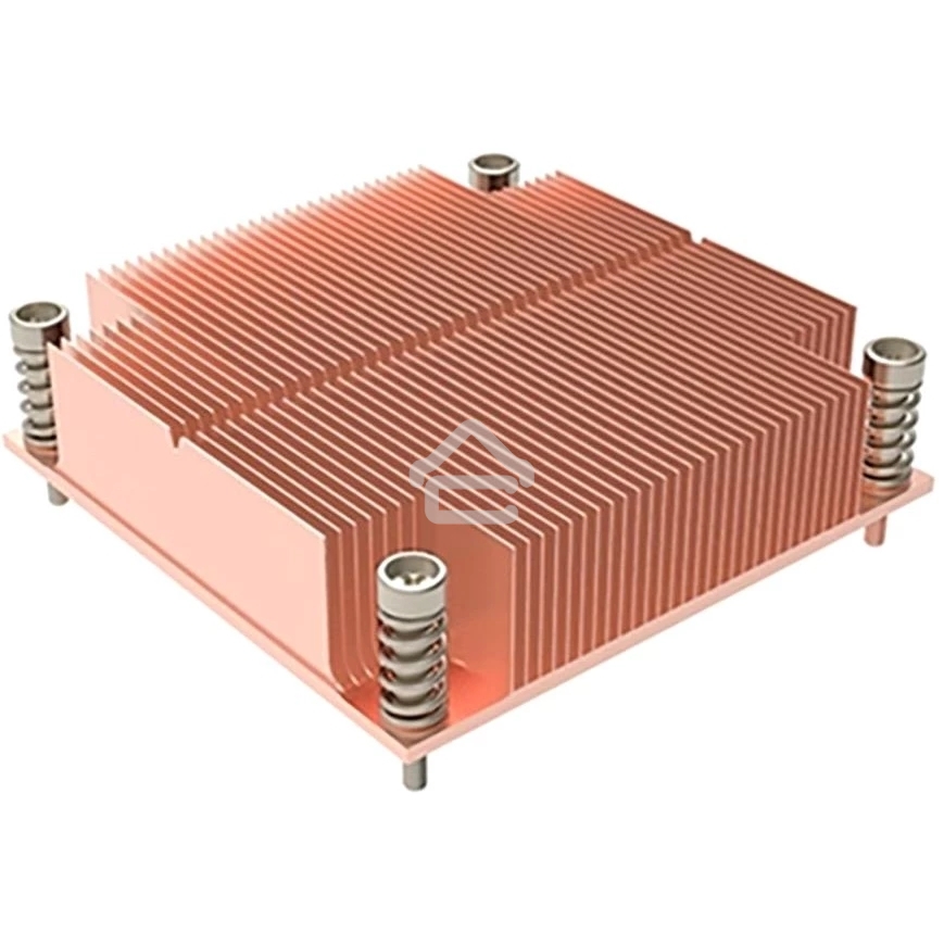 Радиатор для процессора Alseye 1U1C-1700 медь, 125 Вт, 25 мм