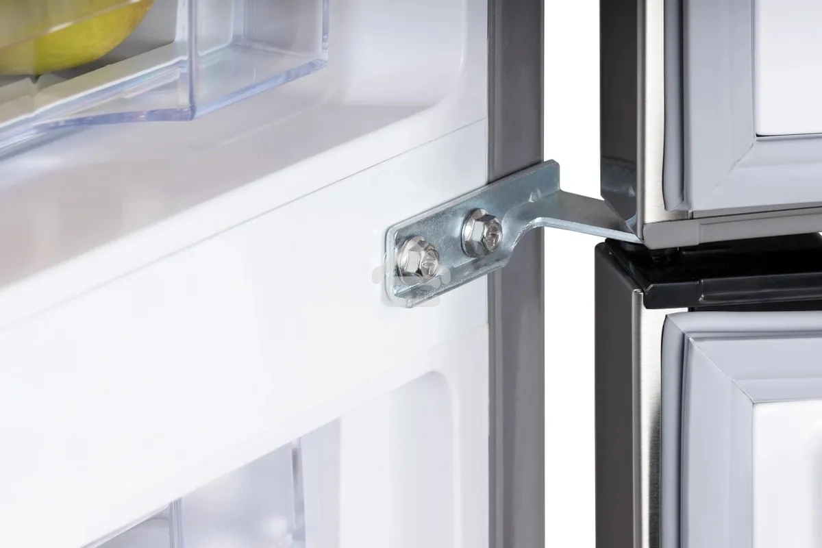 Холодильник Nordfrost NRB 162NF X нержавеющая сталь двухкамерный 205/105 л морозилка снизу