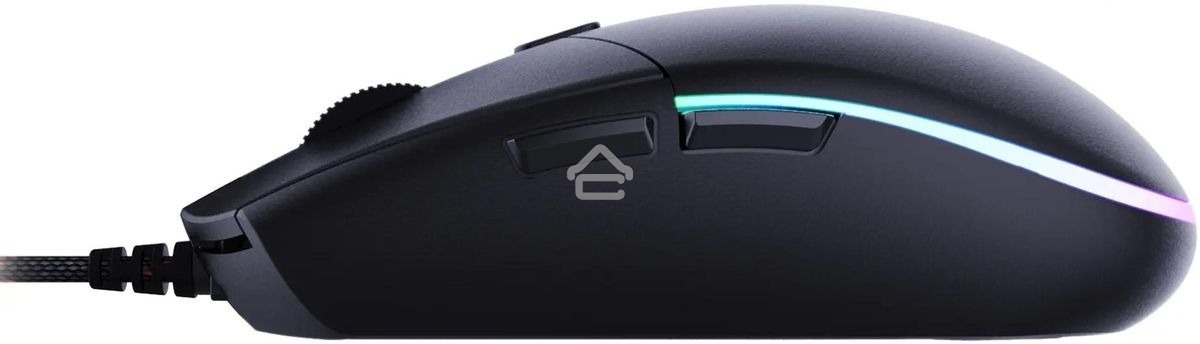 Мышь проводная Acer Nitro OMW400 черный, 6400 dpi, USB, кнопки - 6