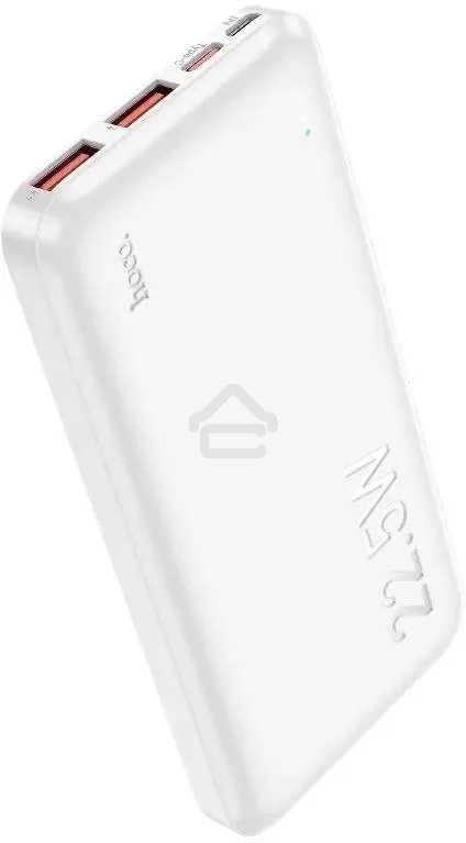 Портативный аккумулятор Hoco J101 Astute 10000mAh QC3.0/PD3.0 22.5W 5A 2xUSB-A/USB-C белый (J101 ASTUTE белый)